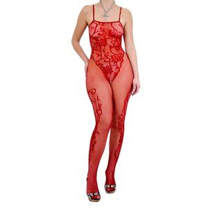 Vintage Rosa Red Jumpsuit [XS-M]